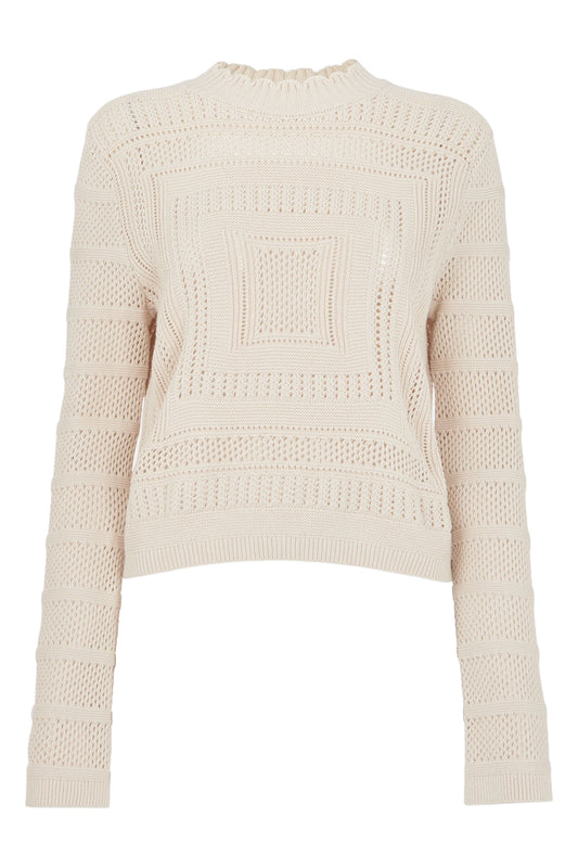Crochet Detail Knit