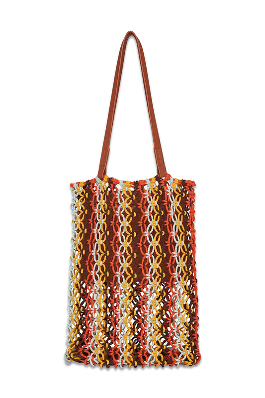 Chaya Striped Shopper Bag