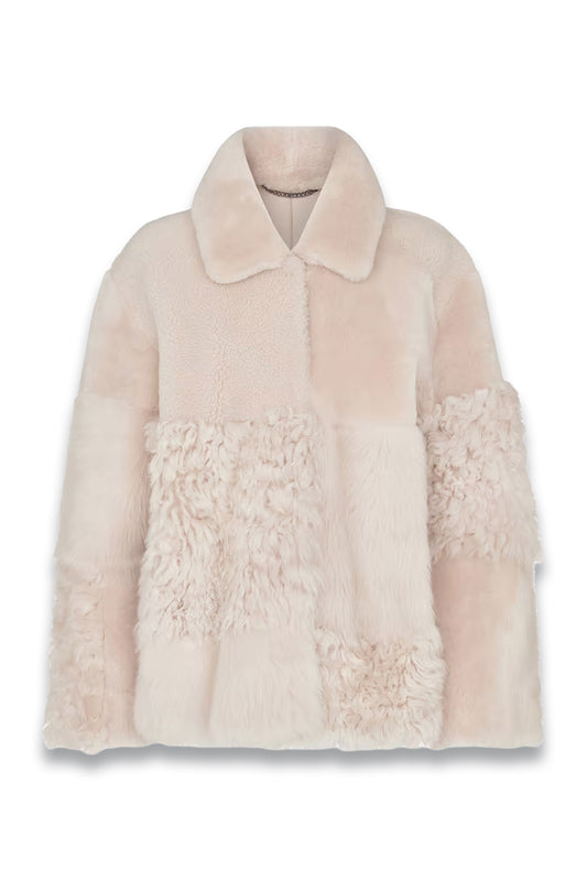 Ivory Hema Shearling Coat