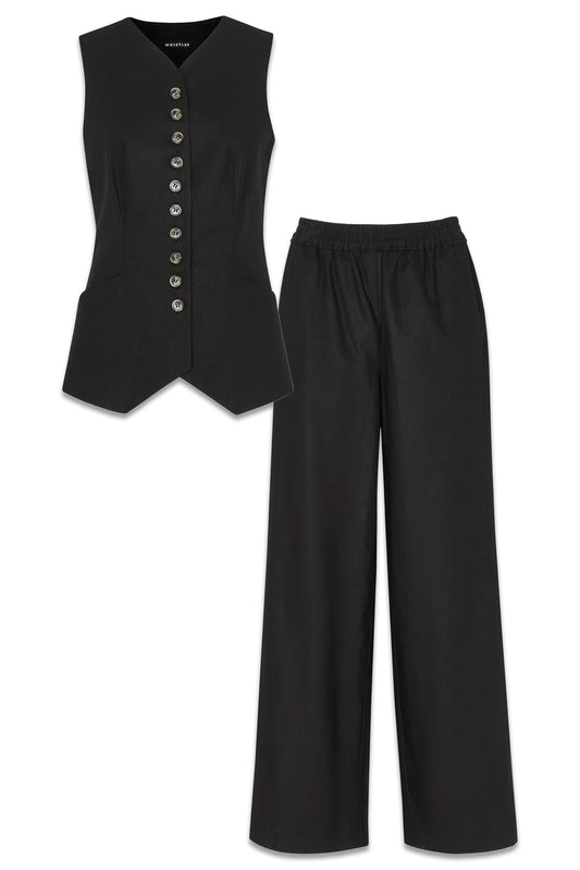 Lindsey Linen Blend Waistcoat & Trouser