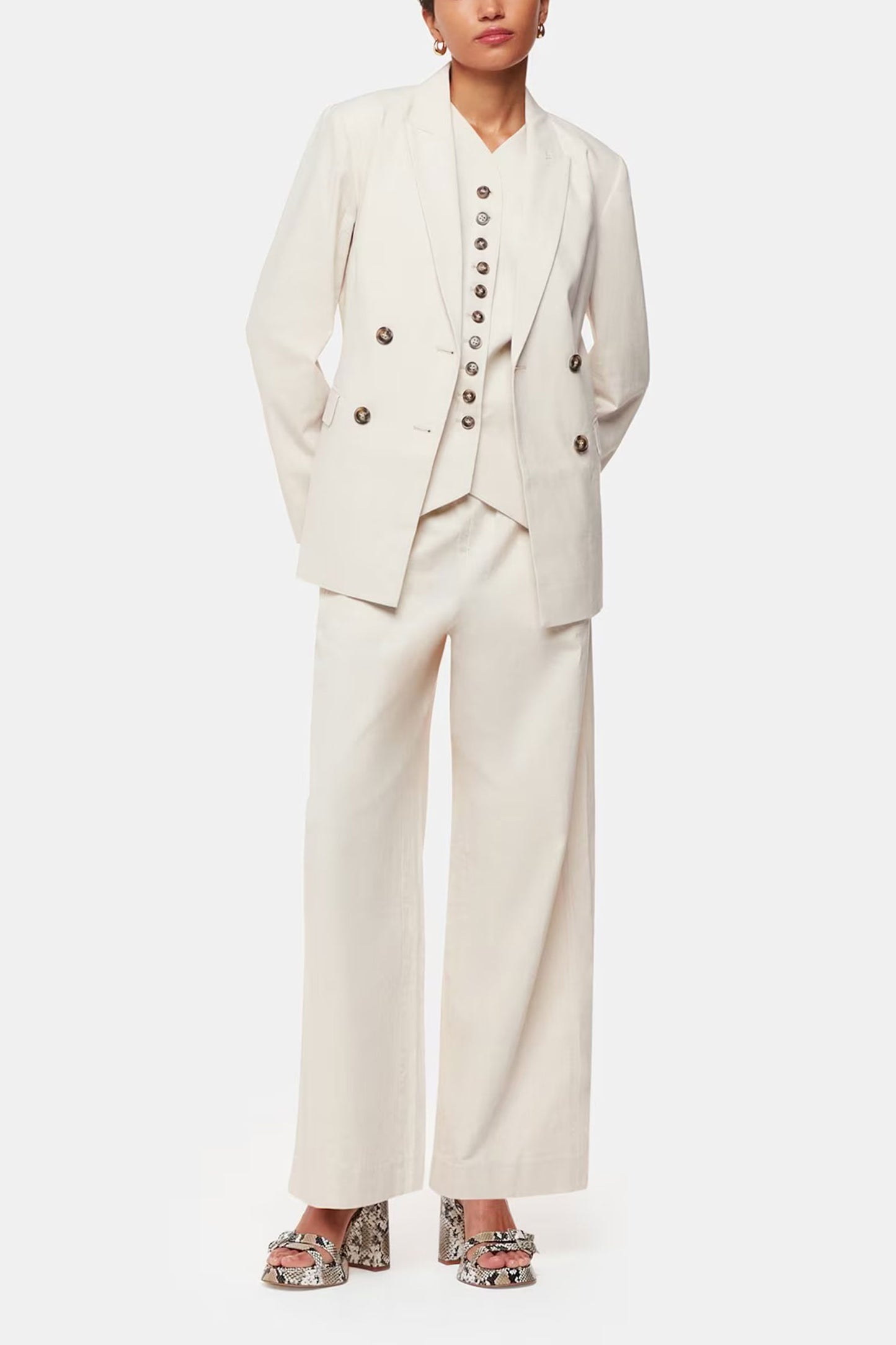Lindsey Linen Blend Blazer