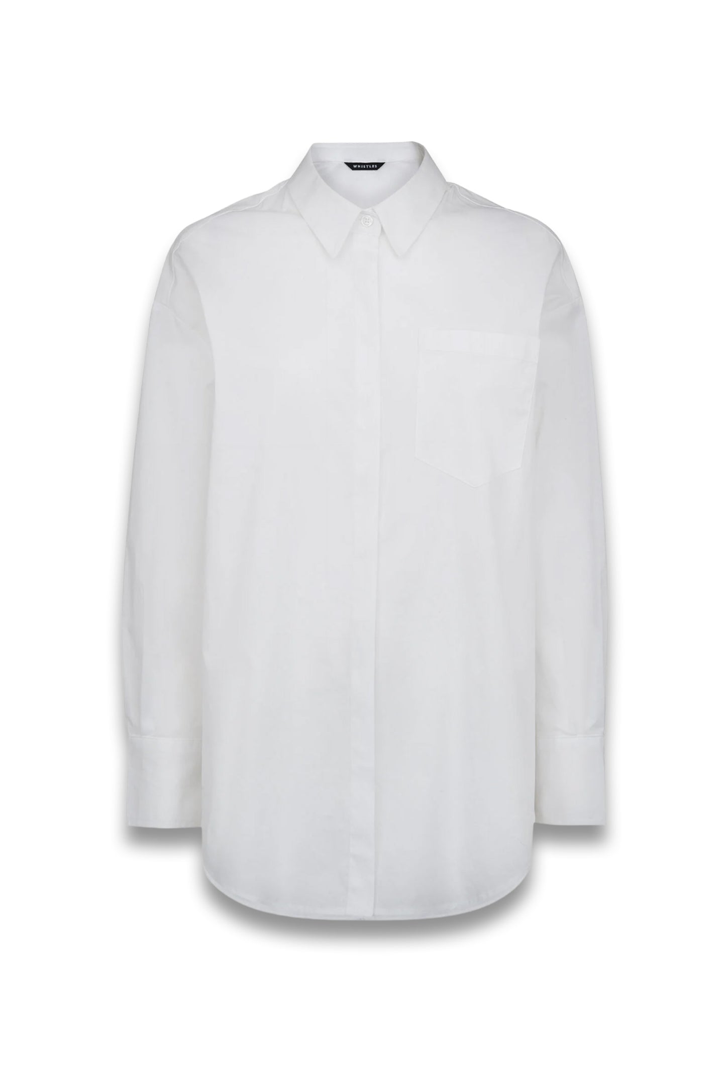 White Oversized Cotton Shirt