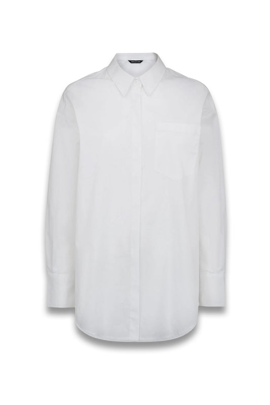 White Oversized Cotton Shirt