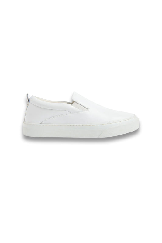 White Kinsley Slip On Trainer