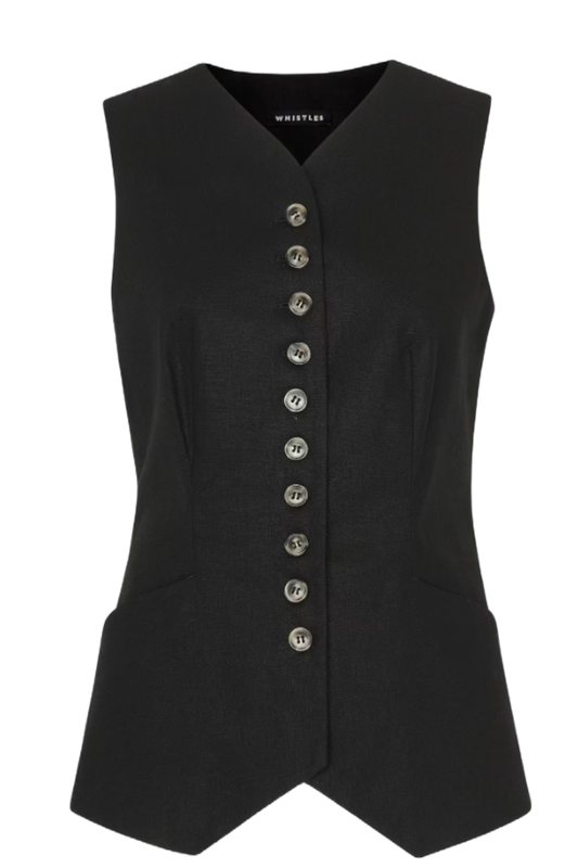 Lindsey Linen Blend Waistcoat