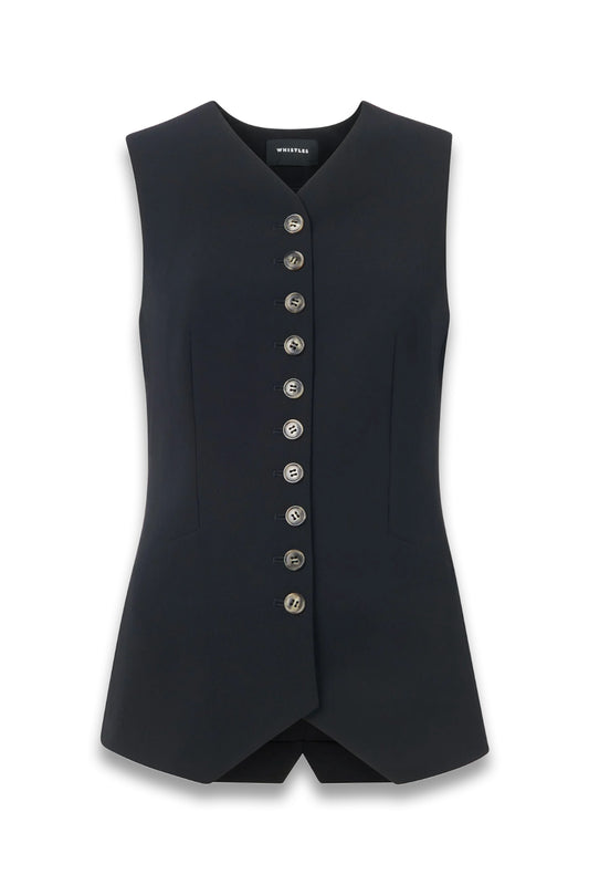 Cora Crepe Waistcoat