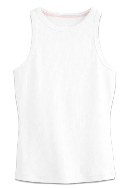 Ribbed Racer Vest