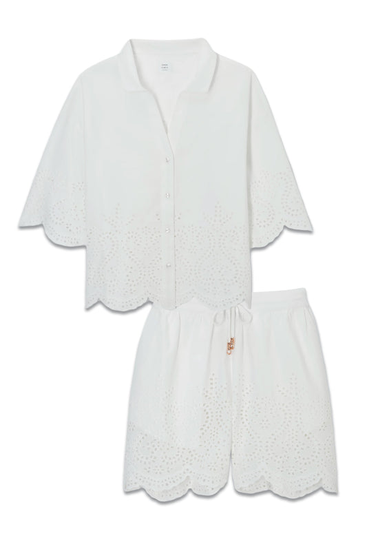 Broderie Anglaise Beach Co Ord