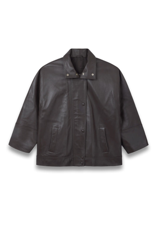 Leather Batwing Jacket