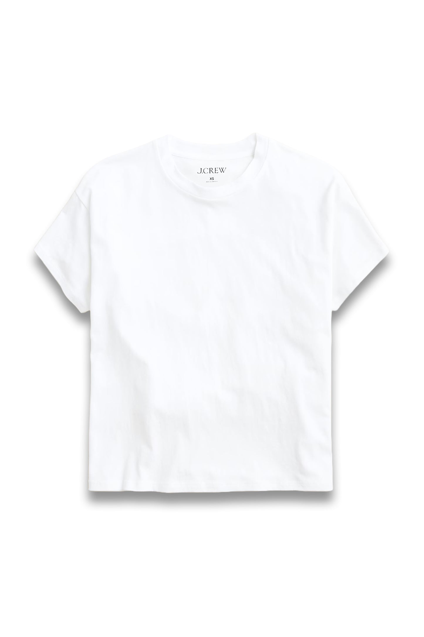 Feather Jersey Cropped T-shirt