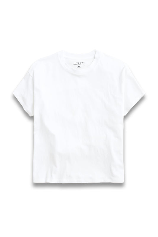 Feather Jersey Cropped T-shirt