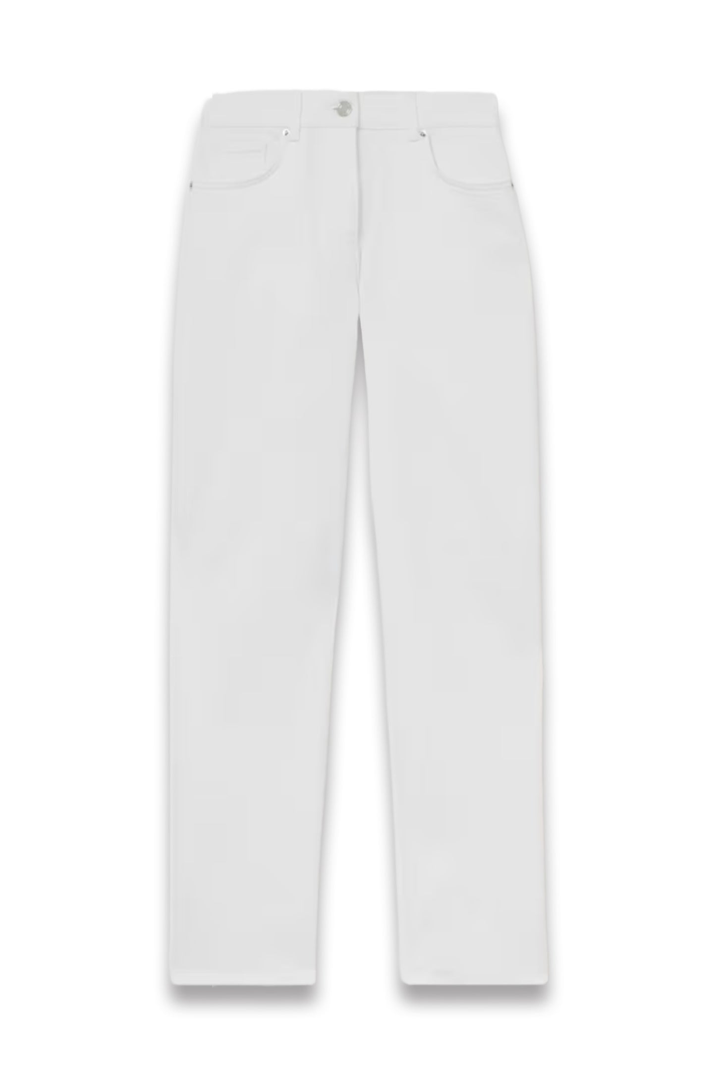 Belinda Straight-Leg Turn-Up Jeans