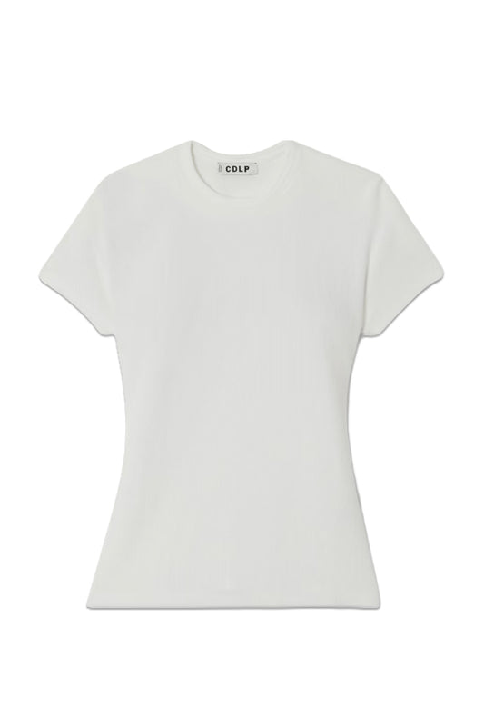 Ribbed Stretch Lyocell And Cotton-Blend T-Shirt