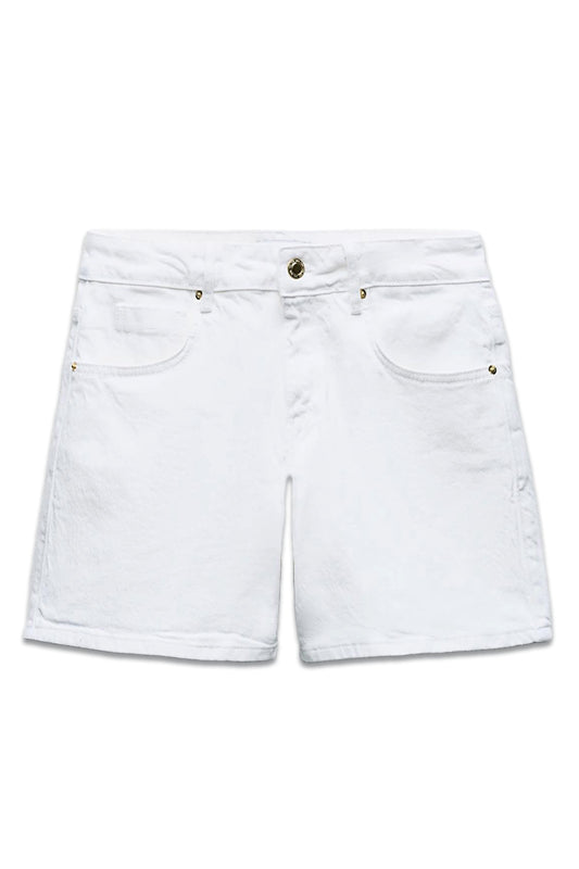 High-Waist Denim Shorts
