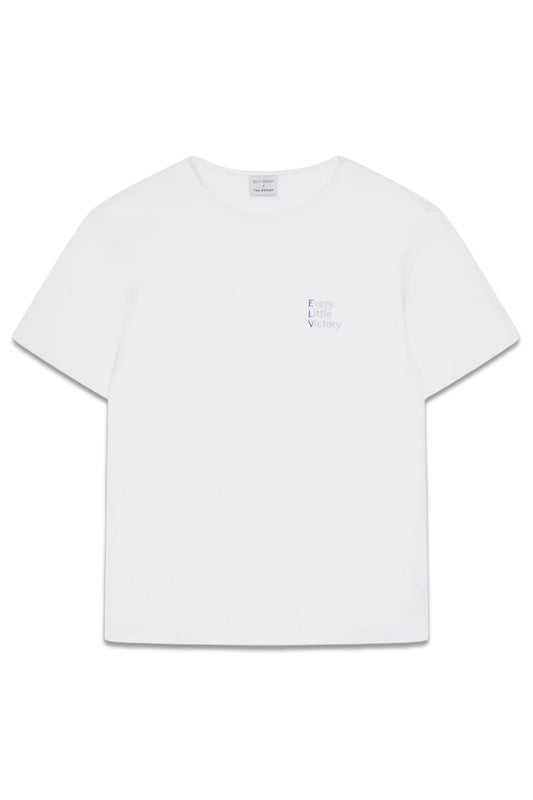 The Every Little Victory Embroidered Cotton-Jersey T-Shirt