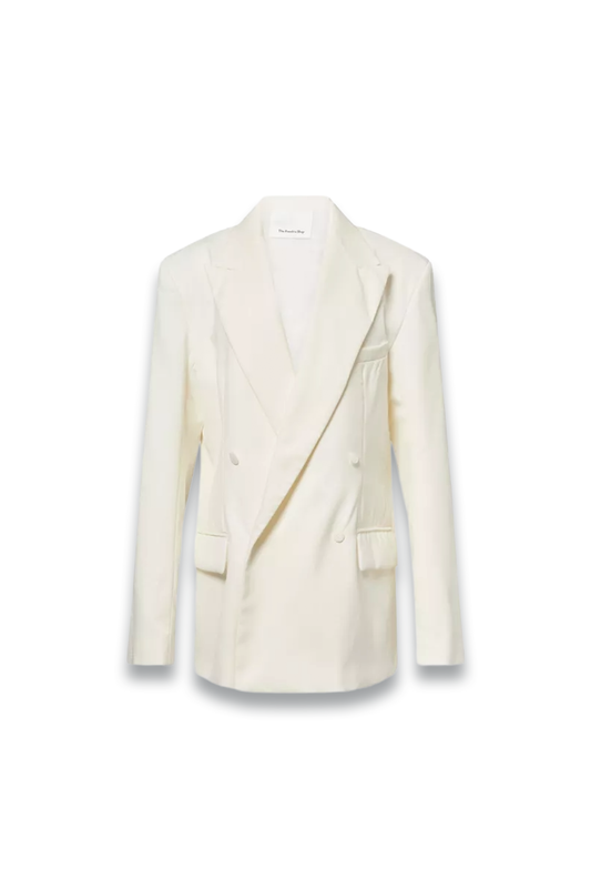 Newark Double-Breasted Wool-Blend Blazer
