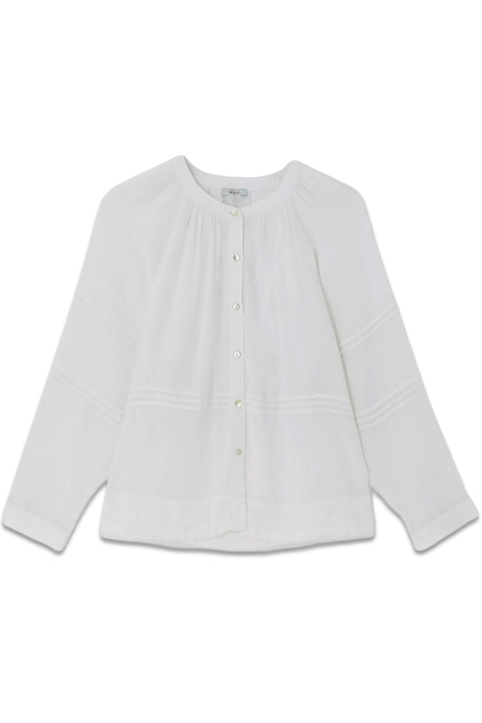 Frances Linen Blend Blouse
