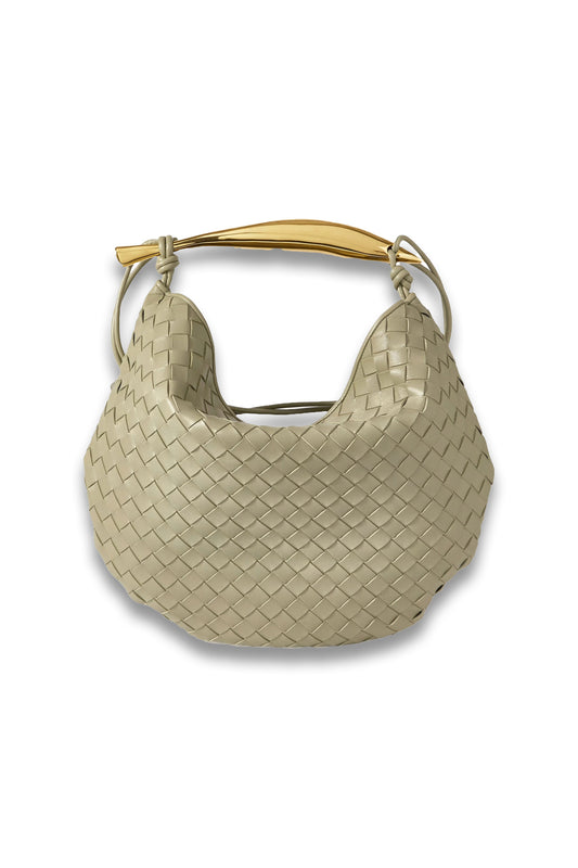 Sardine Medium Embellished Intrecciato Leather Shoulder Bag