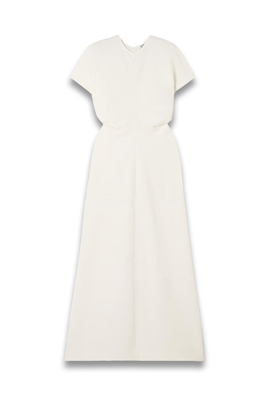 Gathered Woven Maxi Dress