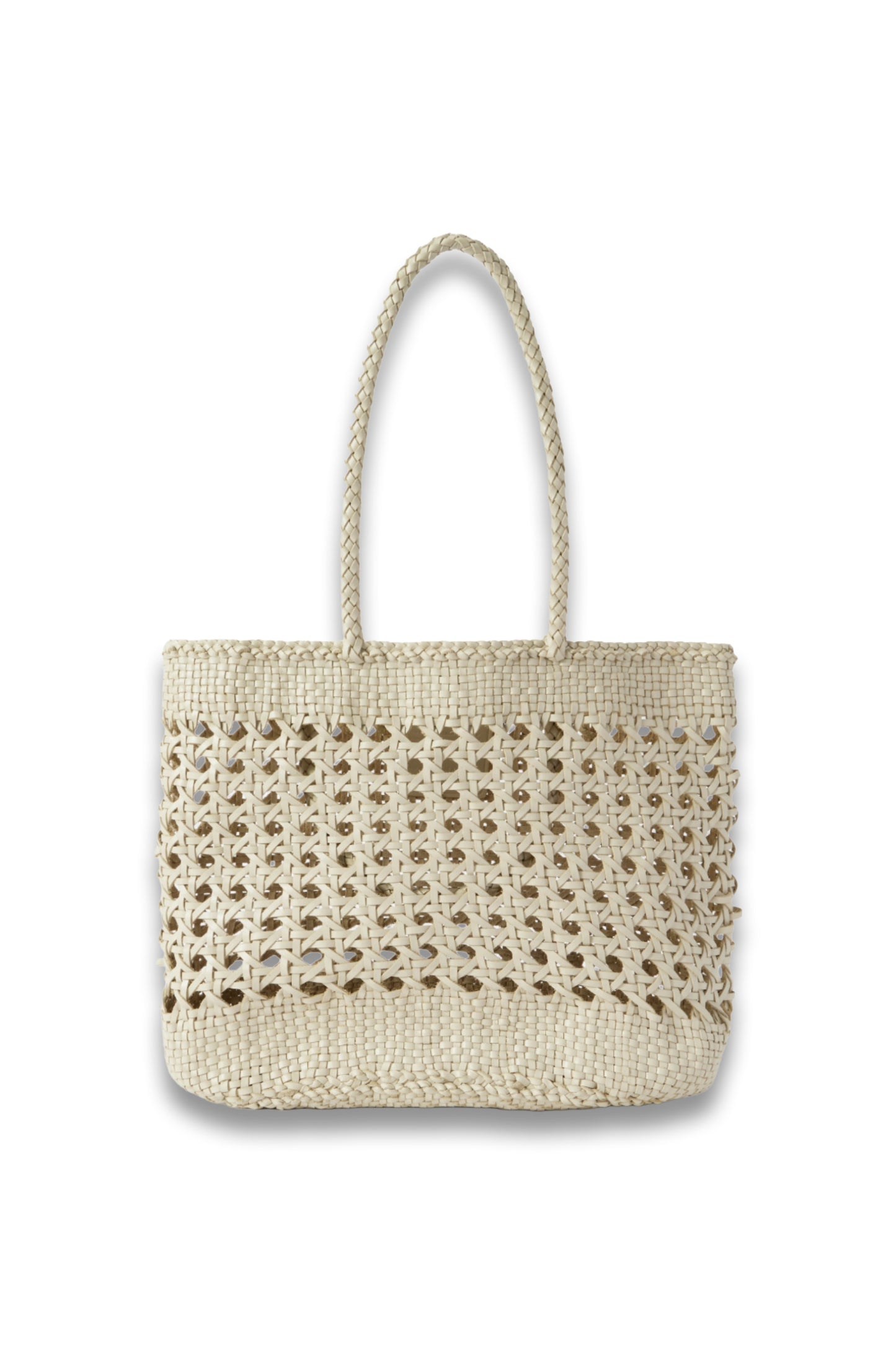Eclipse Woven Leather Tote