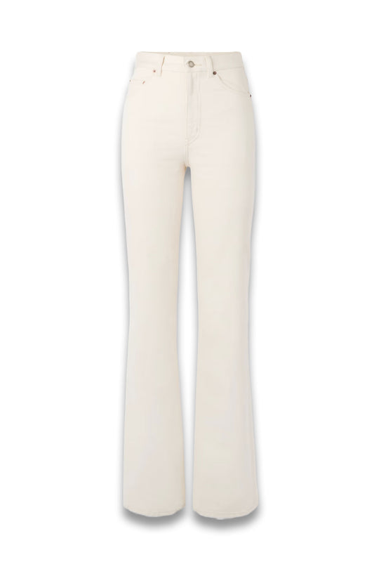 High-rise bootcut jeans