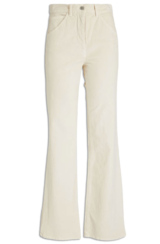 Celia Cotton-Blend Corduroy Bootcut Pants