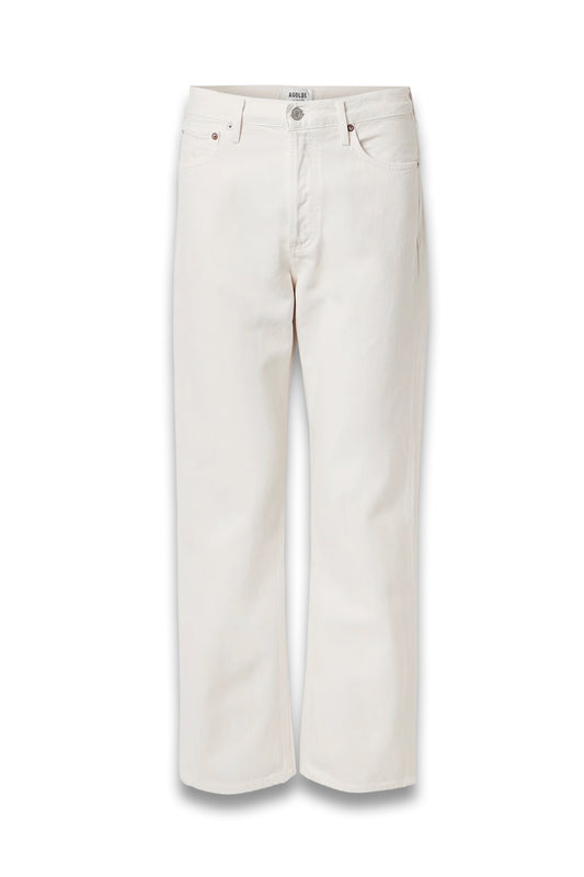 '90s mid-rise straight-leg jeans