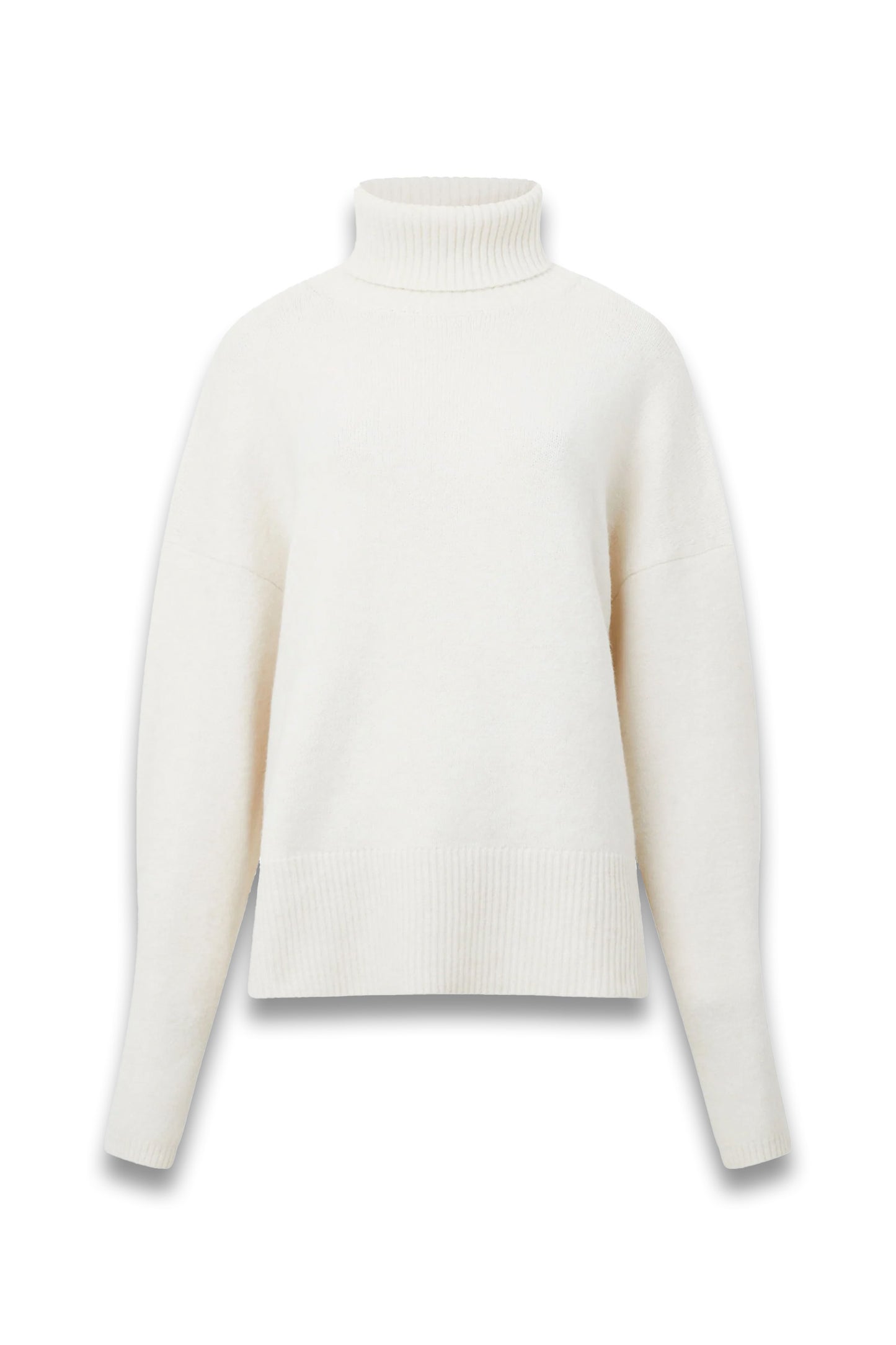 Cream Kezia Recycled Roll Neck Jumper