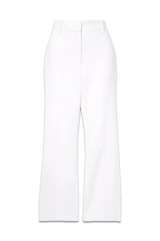 Corette Cropped Wool-gabardine Straight-leg Pants