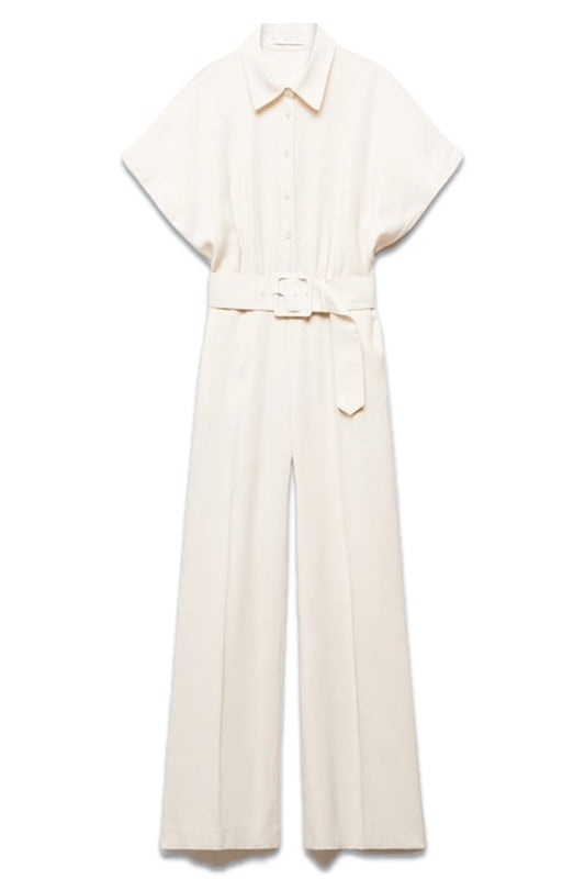 Belt Long Jumpsuit