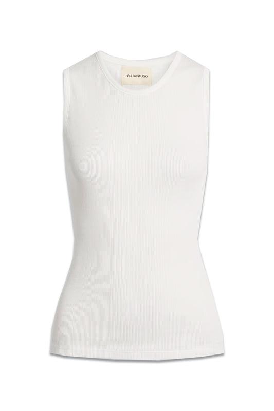 Fatu Ribbed Cotton-jersey Tank