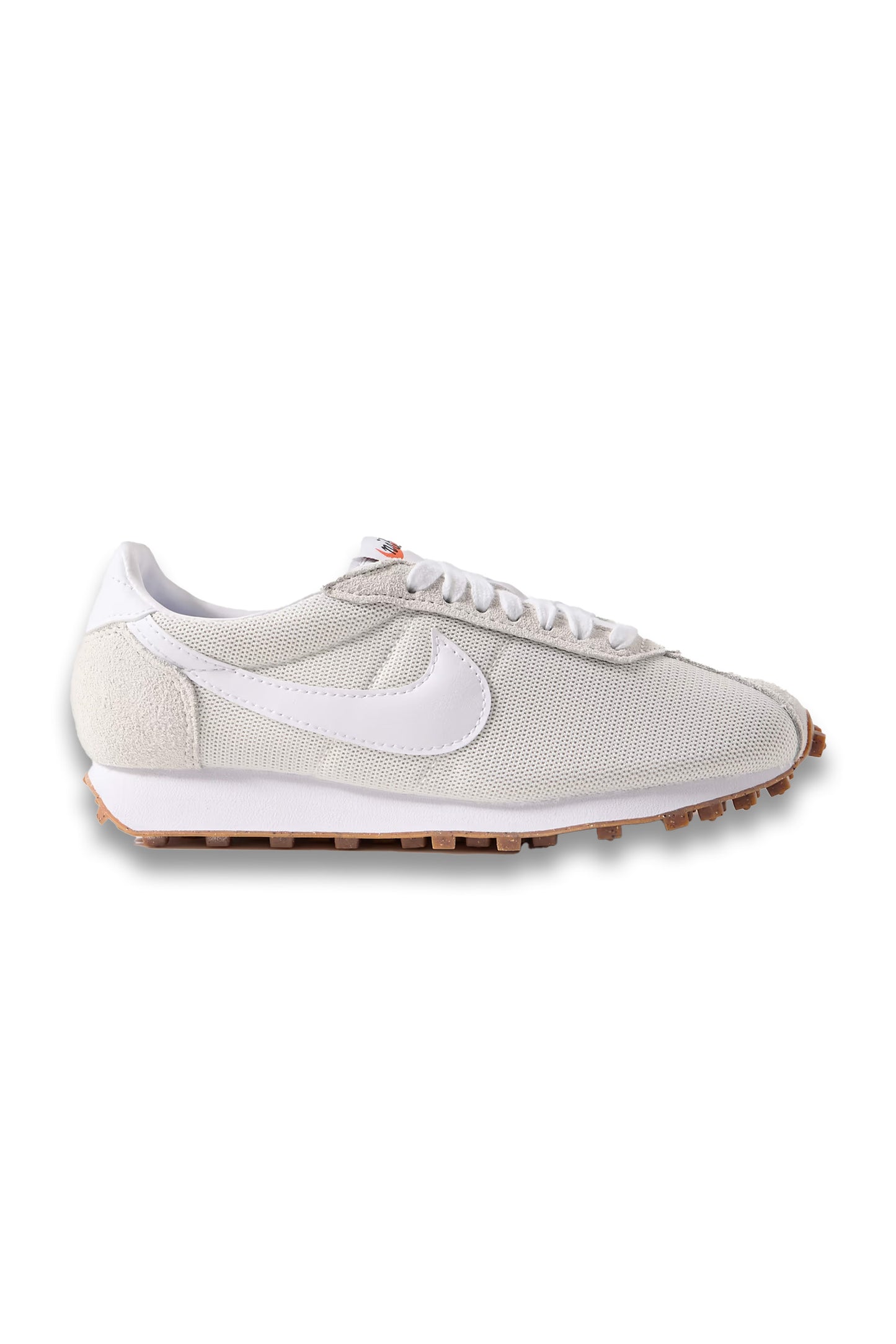 LD-1000 Leather And Brushed Suede-Trimmed Mesh Sneakers