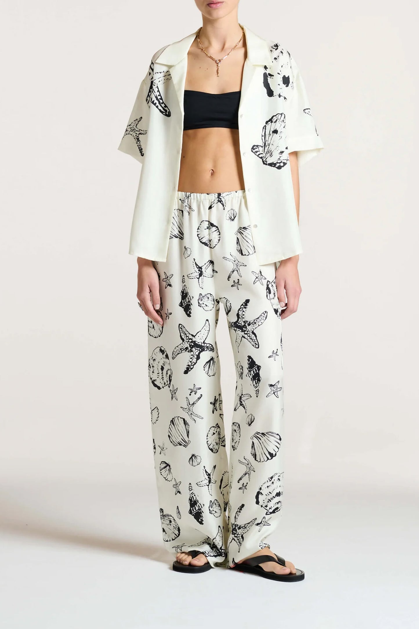 x Lucy Delius Rock Pool Silk Trouser