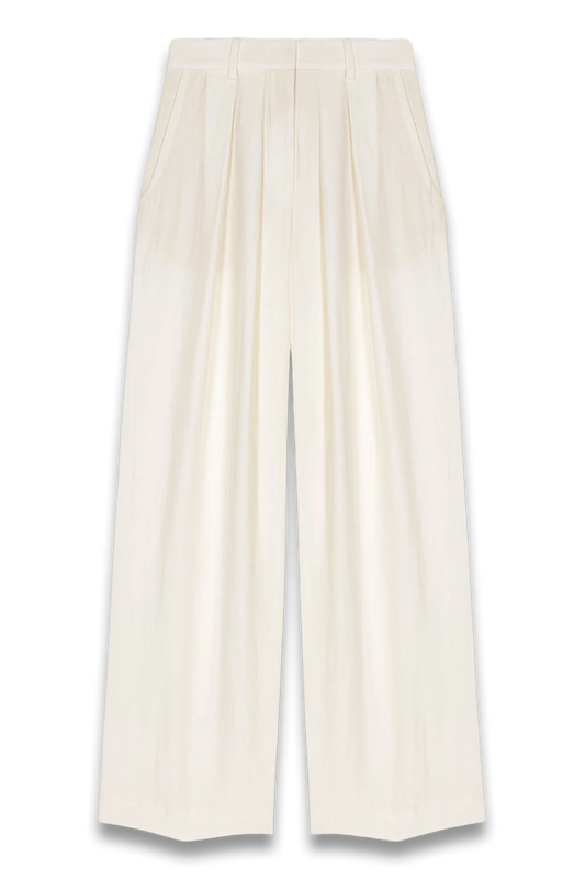 Wide-Leg Suit Trousers