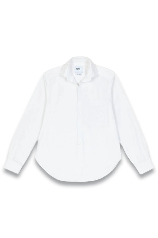 The Classic: White Fine Poplin