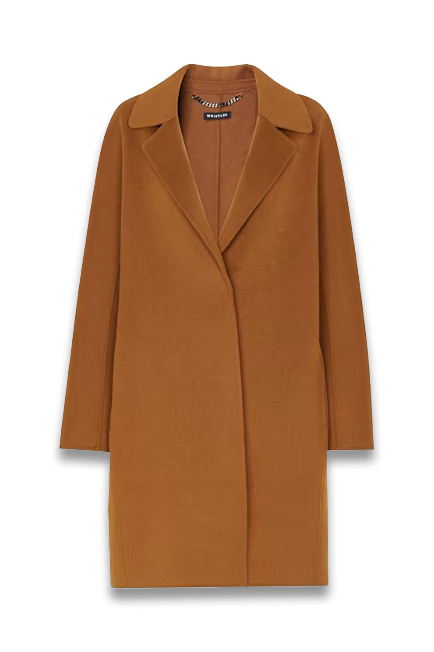 Camel Julia Wool Double Faced Coat