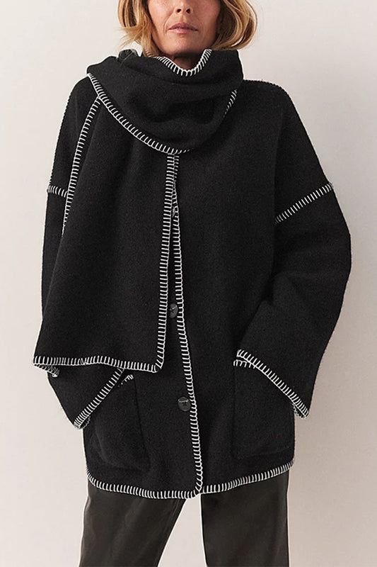 Wool Scarf Jacket