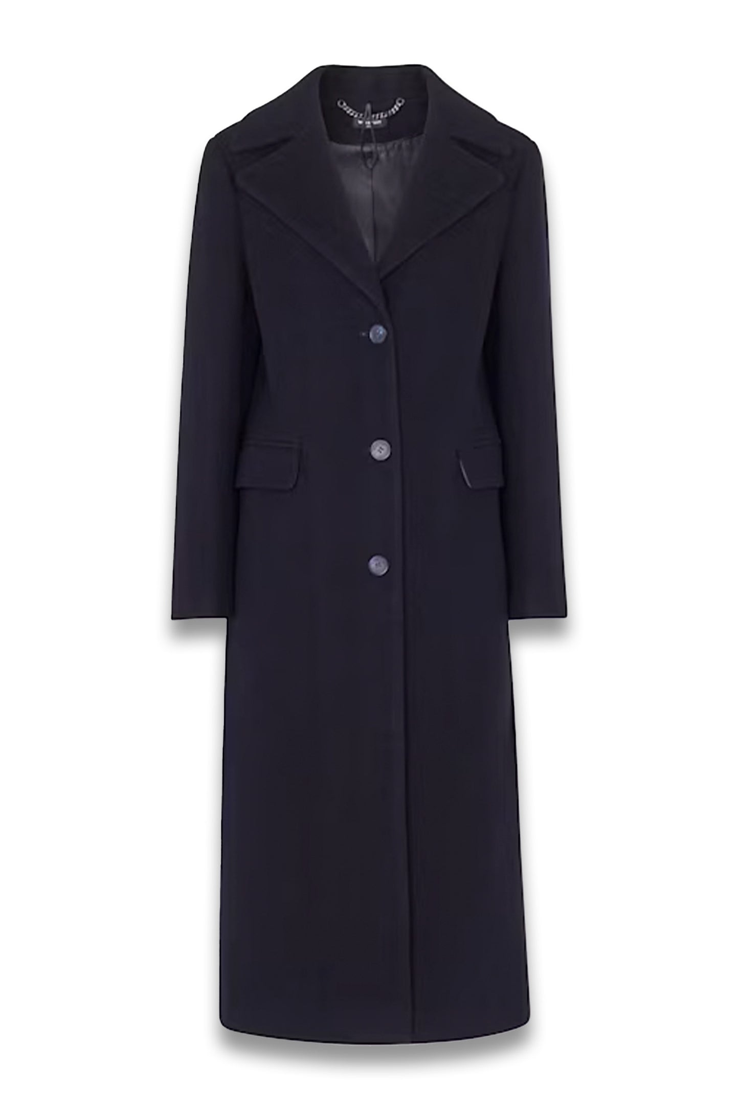 Navy Petite Amalia Longline Coat