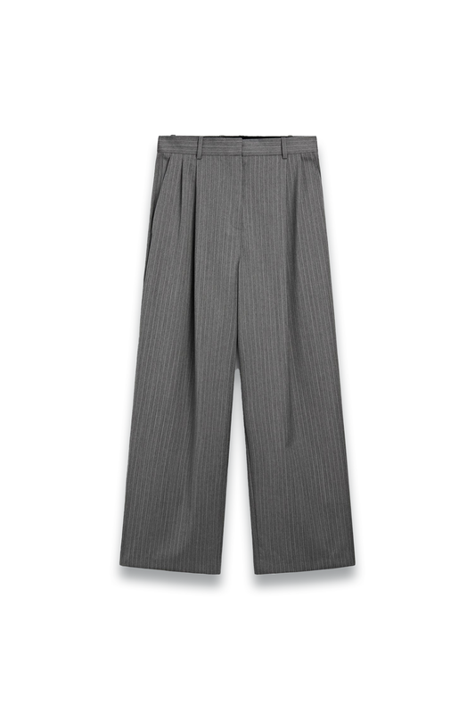 100% Wool Pinstripe Trousers