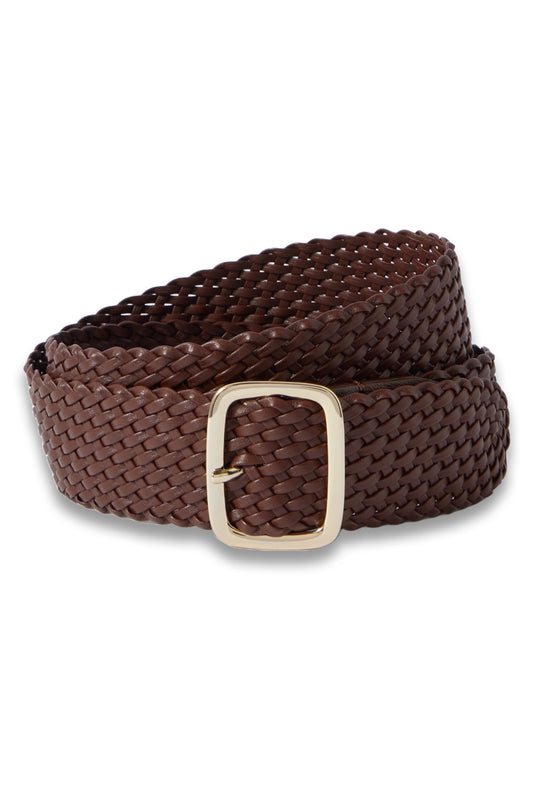 Woven Leather Belt
