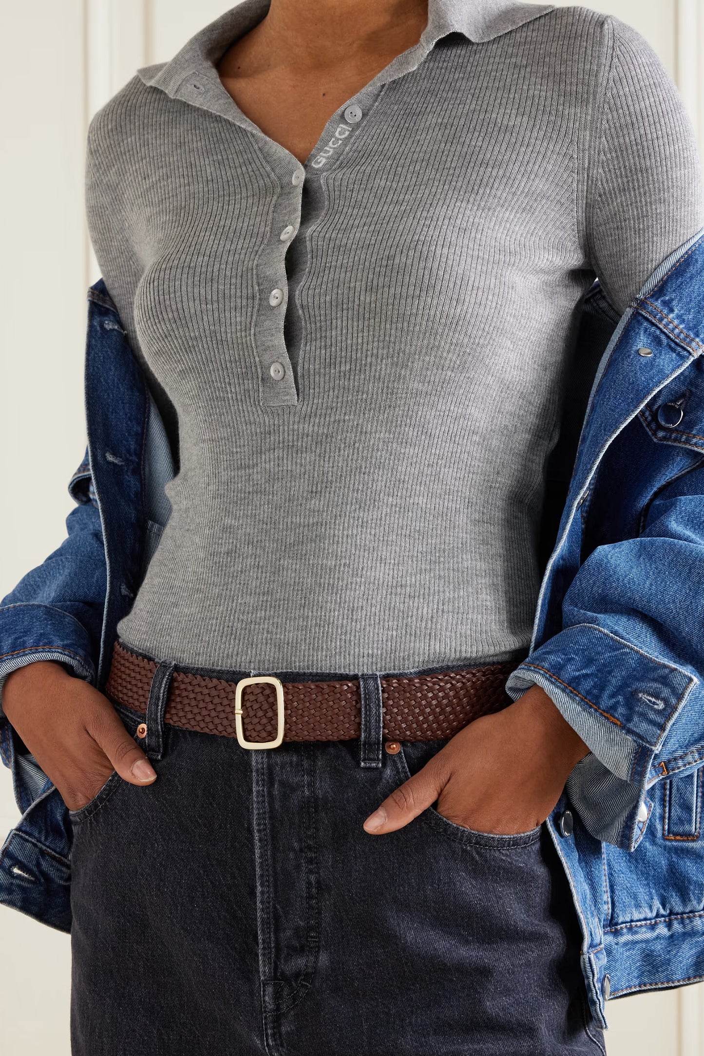 Woven Leather Belt