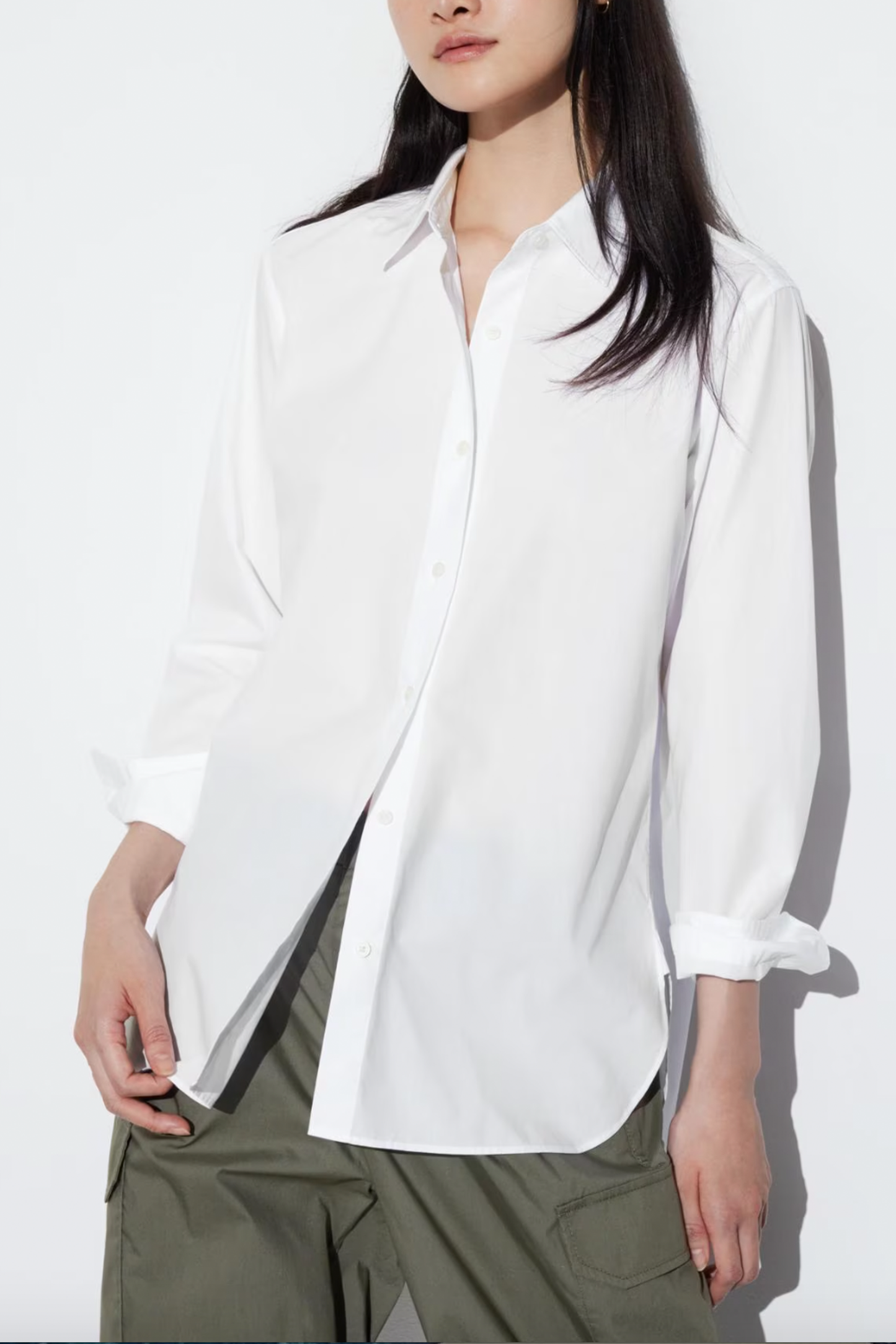 Extra Fine Cotton Shirt White