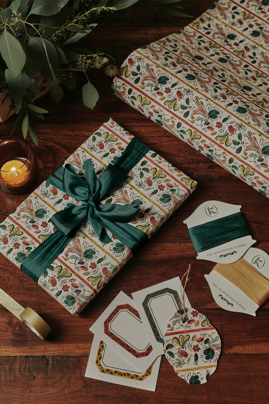 Christmas Wrapping Kit - Kitcombe Stripe