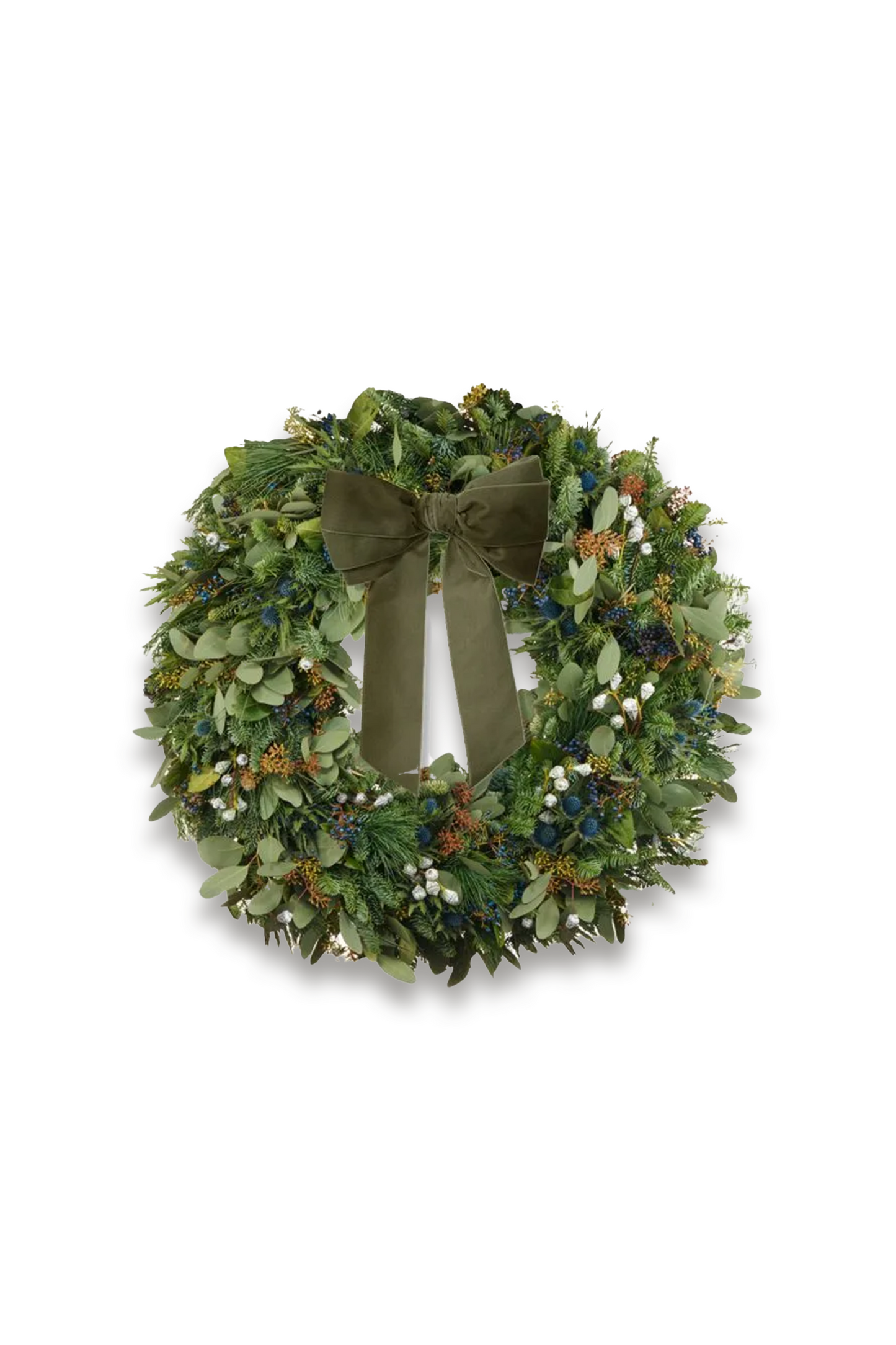 Thistle and Berry Christmas Wreath