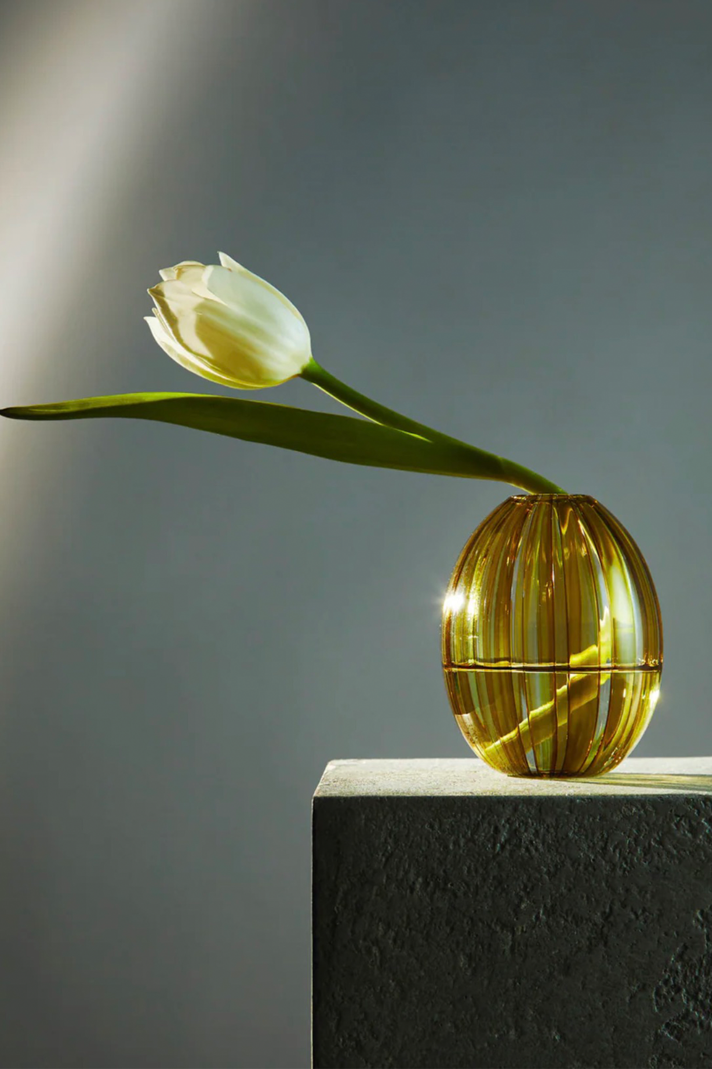Hand-Blown Glass Bud Vases