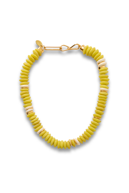 Laguna Gold-plated Beaded Necklace