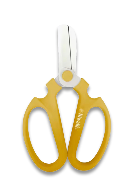 Sakagen Flower Scissors, Yellow