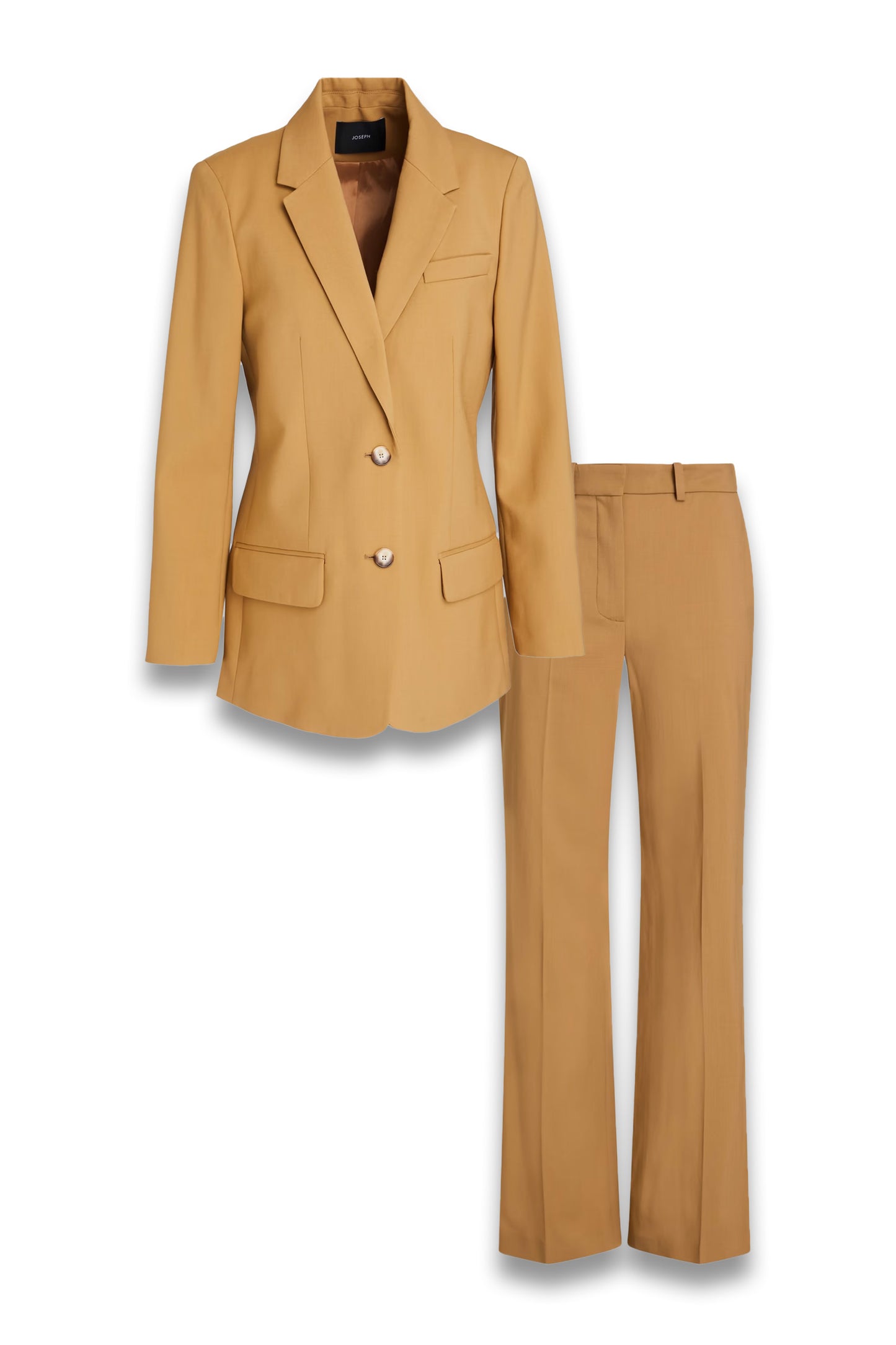 Jackie twill blazer and Morissey twill straight-leg pants