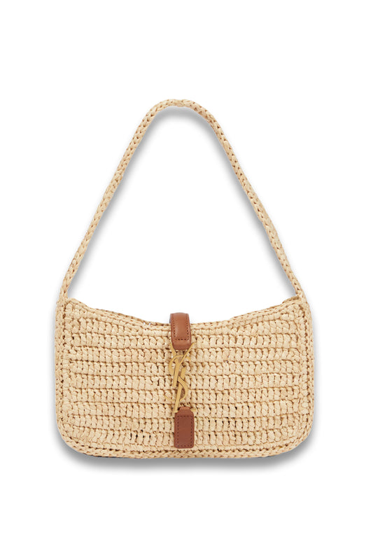 Le 5 à 7 Mini Raffia Shoulder Bag