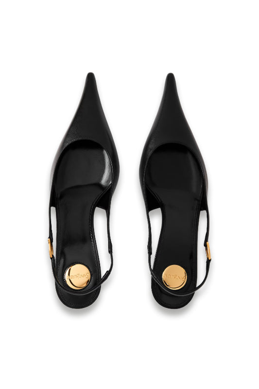 Casabiva 50 Leather Slingback Pumps